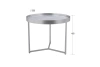 Стол журнальный Тайлер белый/хром (KL) Стол журнальный Тайлер белый/хром (KL) | Интернет магазин Масса Мебель