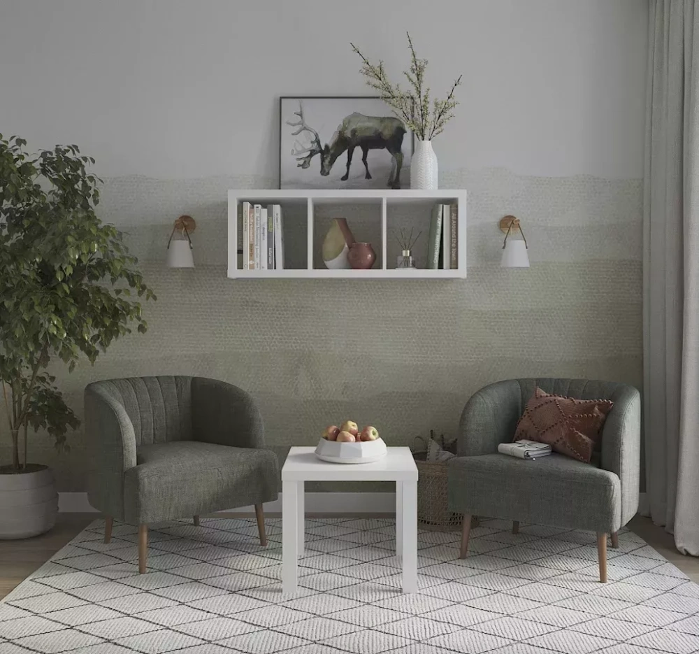 Стеллаж полка Фора 3 112х42 белый (GL) | Интернет магазин Масса Мебель