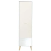 Шкаф с зеркалом Скандик 500х400х1850 (Белый) (EL)