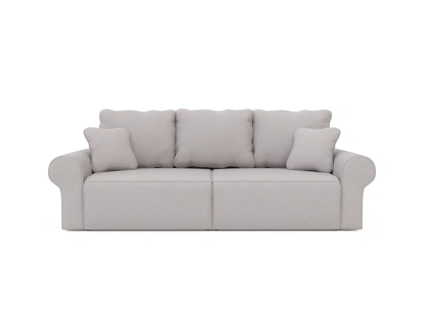 Диван прямой Петра (Светло-серый)