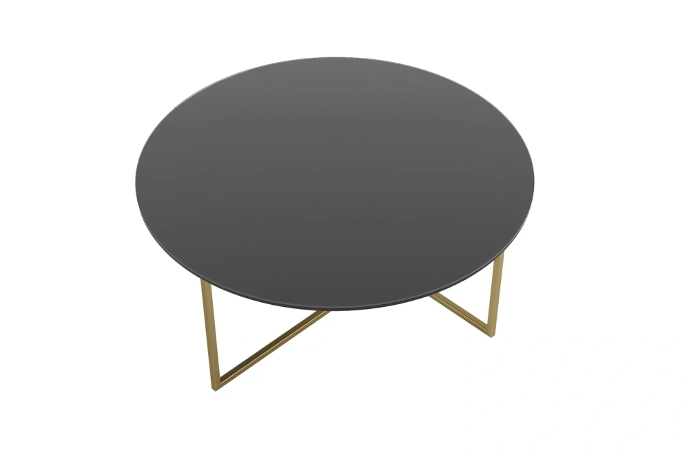 Стол журнальный Маджоре Glass черный (KL) | Интернет магазин Масса Мебель