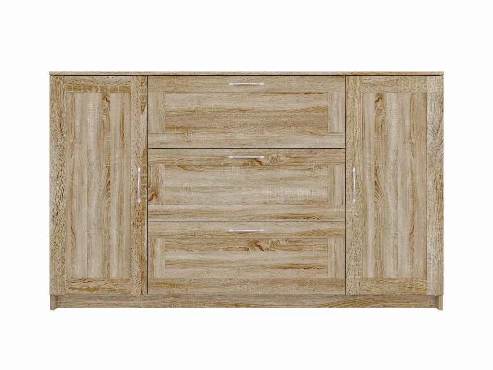 Тумба Сириус 2 двери и 3 ящика 156х95 дуб сонома (GL) | Интернет магазин Масса Мебель