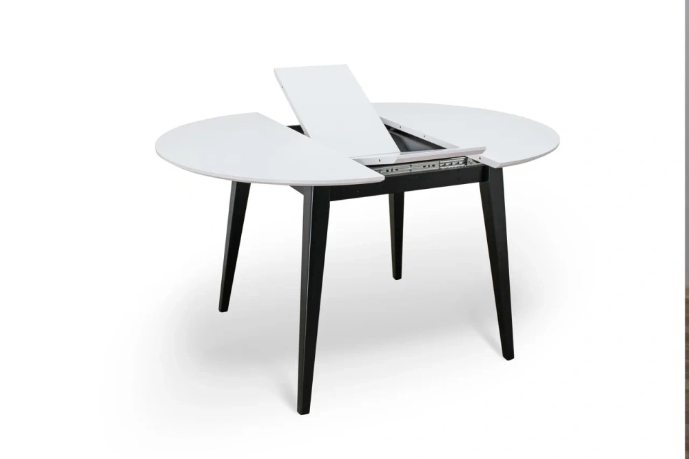 Стол обеденный раздвижной Бари-1 белый (RAM) Выставочный образец 