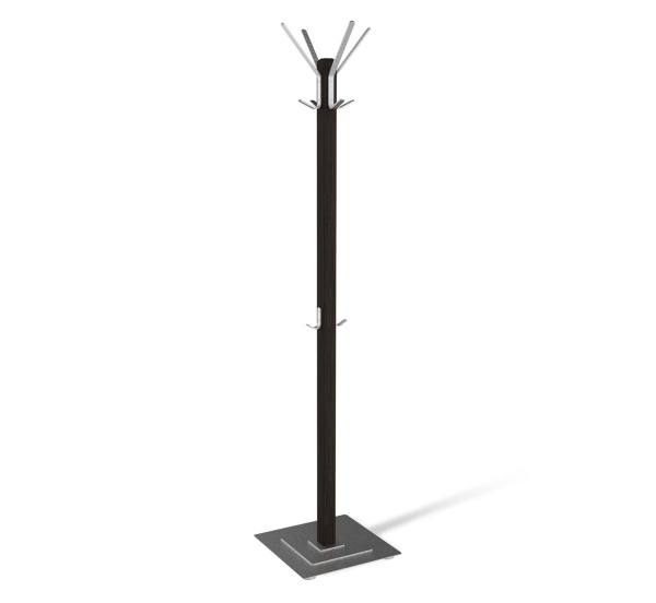 Вешалка напольная Альберо SHT-CR11 венге / алюм.мет (SHF)