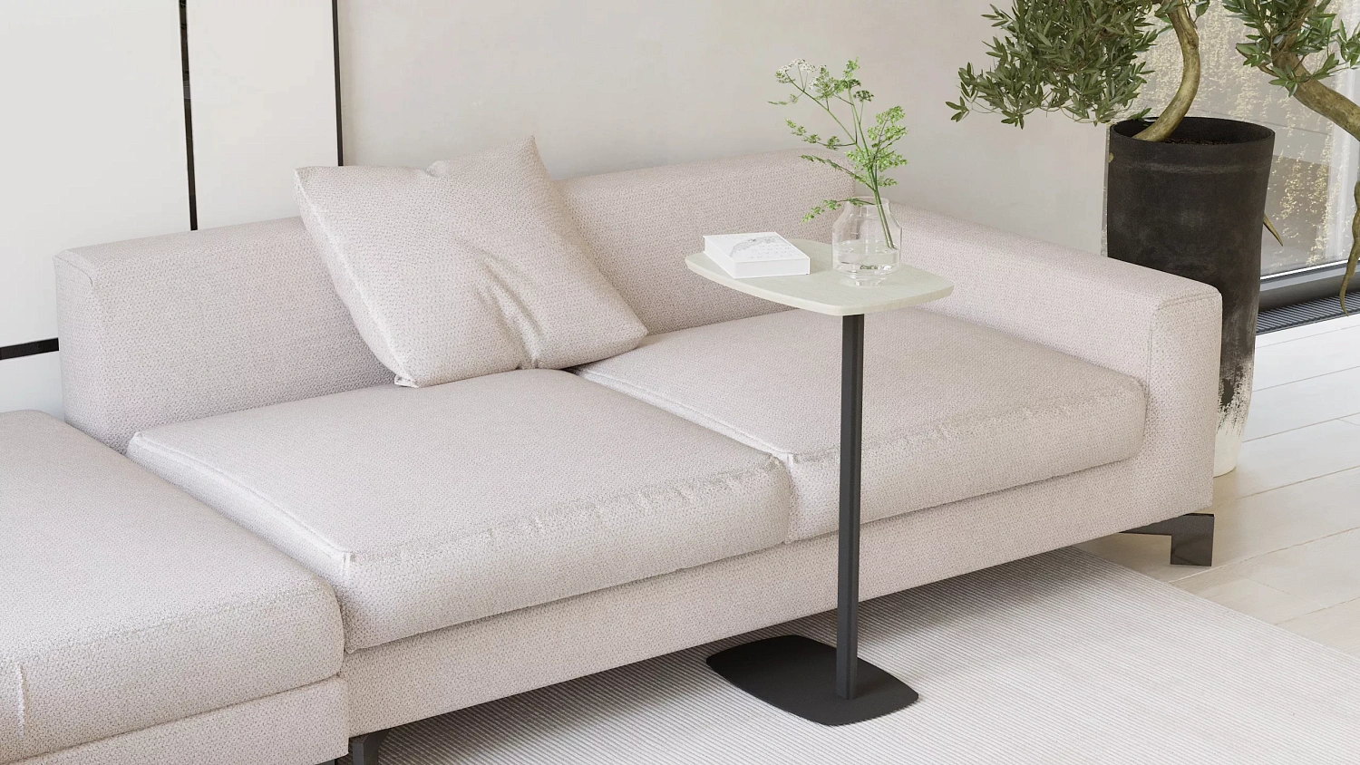 Стол придиванный Дей мдф, металл (KL) Стол придиванный Дей мдф, металл (KL)