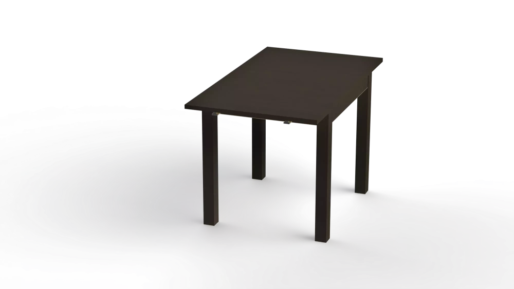 Стол раздвижной обеденный ВАРДИГ С 80(120)х74х70 ясень черный (GL) | Интернет магазин Масса Мебель