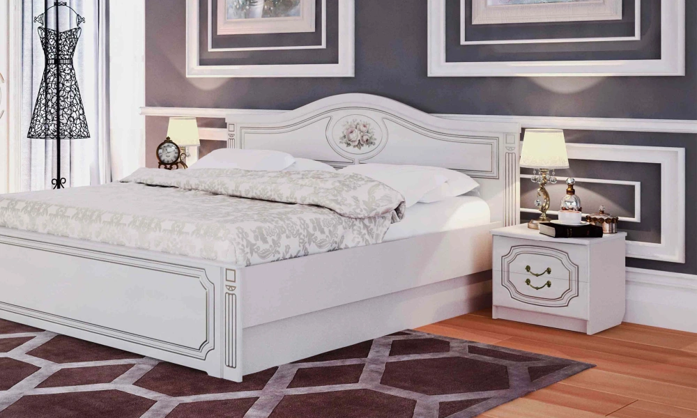 Кровать двухспальная Верона 160х200 (MEBG) Кровать двухспальная Верона 160х200 (MEBG) | Интернет магазин Масса Мебель