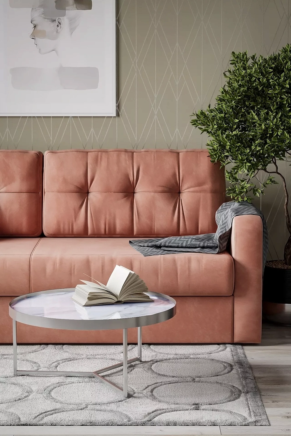 Стол журнальный Ориндж (KL)