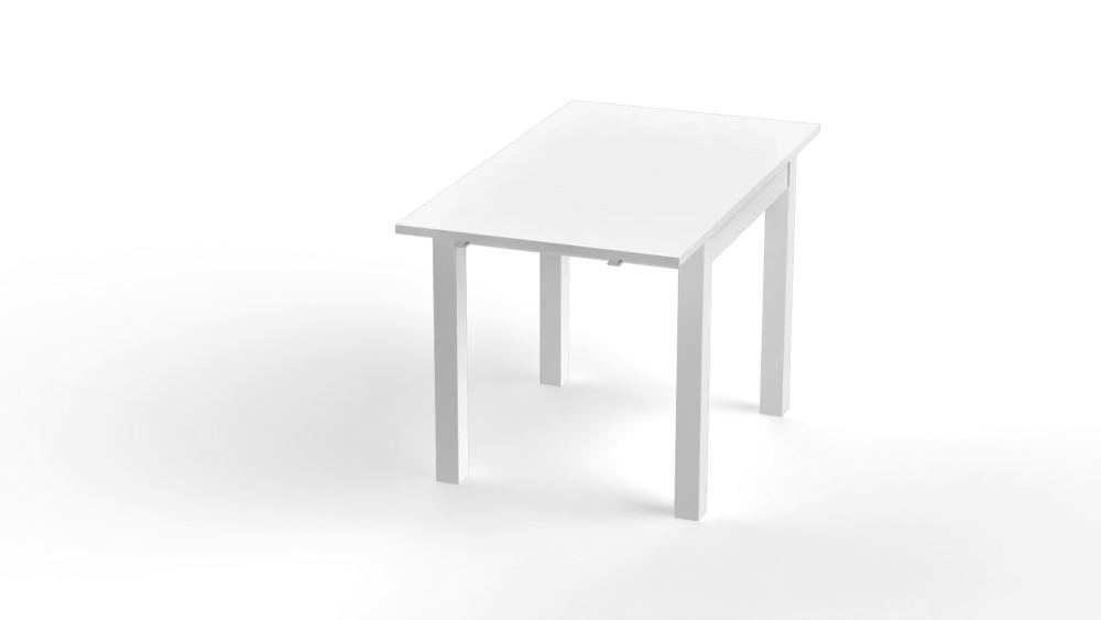 Стол раздвижной ВАРДИГ С обеденный 80(120)х74х70 белый (GL) Стол раздвижной ВАРДИГ С обеденный 80(120)х74х70 белый (GL) | Интернет магазин Масса Мебель