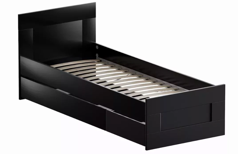 Кровать односпальная Сириус 80х200 венге (GL) Кровать односпальная Сириус 80х200 венге (GL) | Интернет магазин Масса Мебель