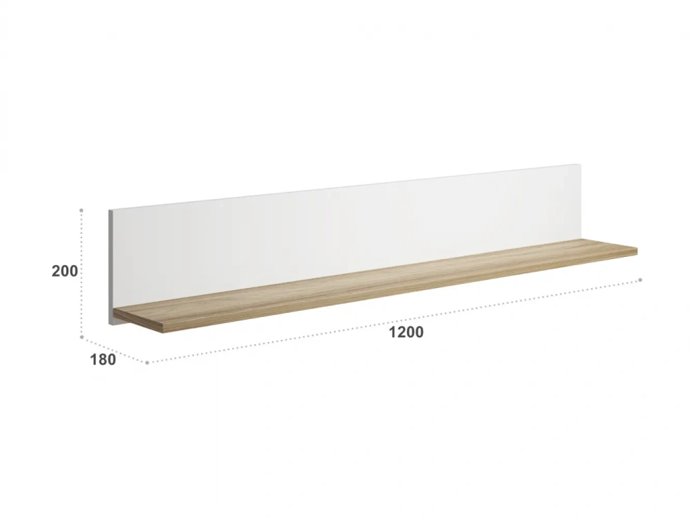 Полка настенная СкайЛайт (COM) | Интернет магазин Масса Мебель