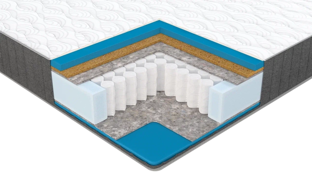 Матрас двуспальный ортопедический Pure Core, MASSA купить в Москве - интернет магазин Масса Мебель