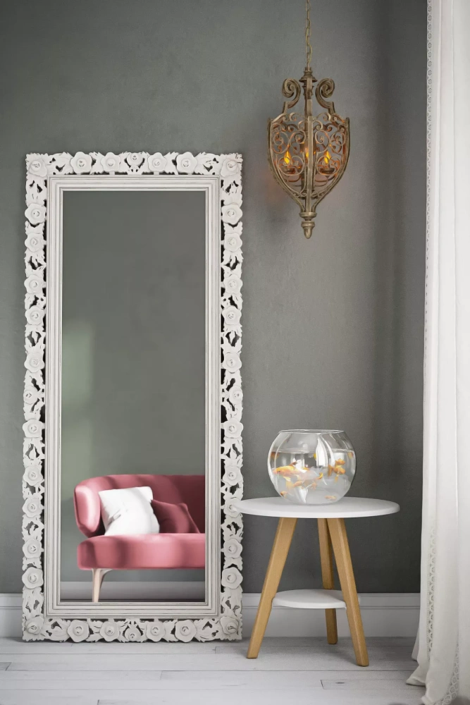 Стол журнальный Хог белый/дуб светлый (KL) | Интернет магазин Масса Мебель