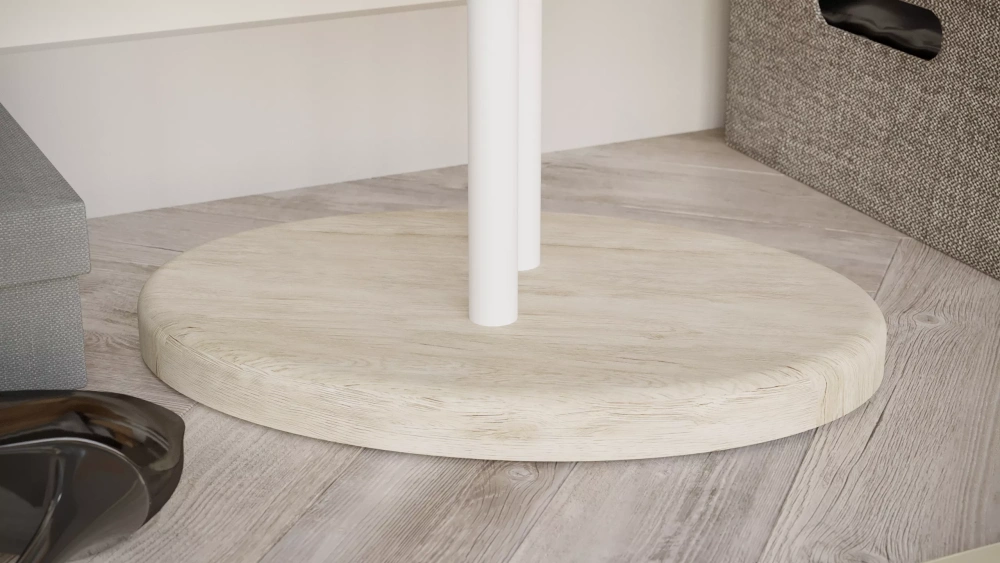 Вешалка напольная дуб беленый/белый (KL) Вешалка напольная дуб беленый/белый (KL) | Интернет магазин Масса Мебель