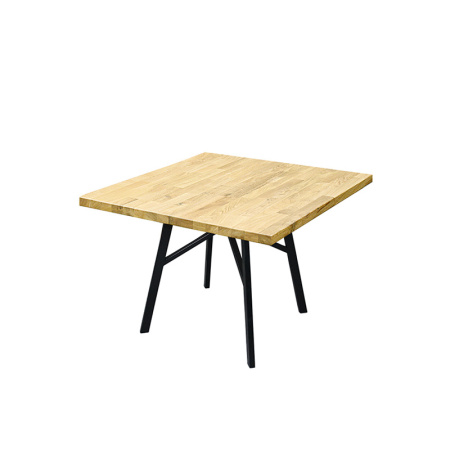 Стол обеденный квадратный бесцветный лак (ARG)