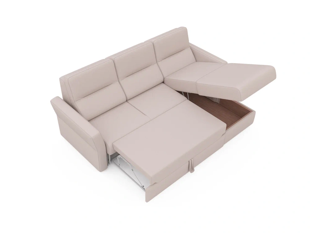 Диван угловой Палермо (Серо-бежевый)