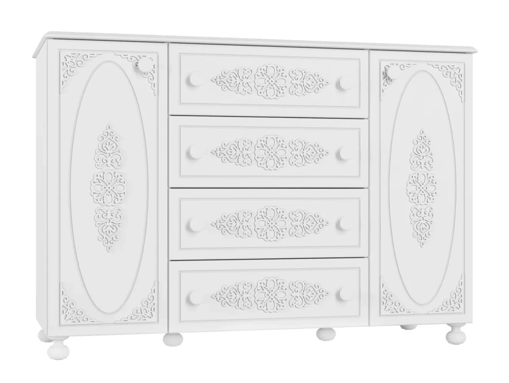 Мебель для детской Ассоль №3 белое дерево (COM) | Интернет магазин Масса Мебель