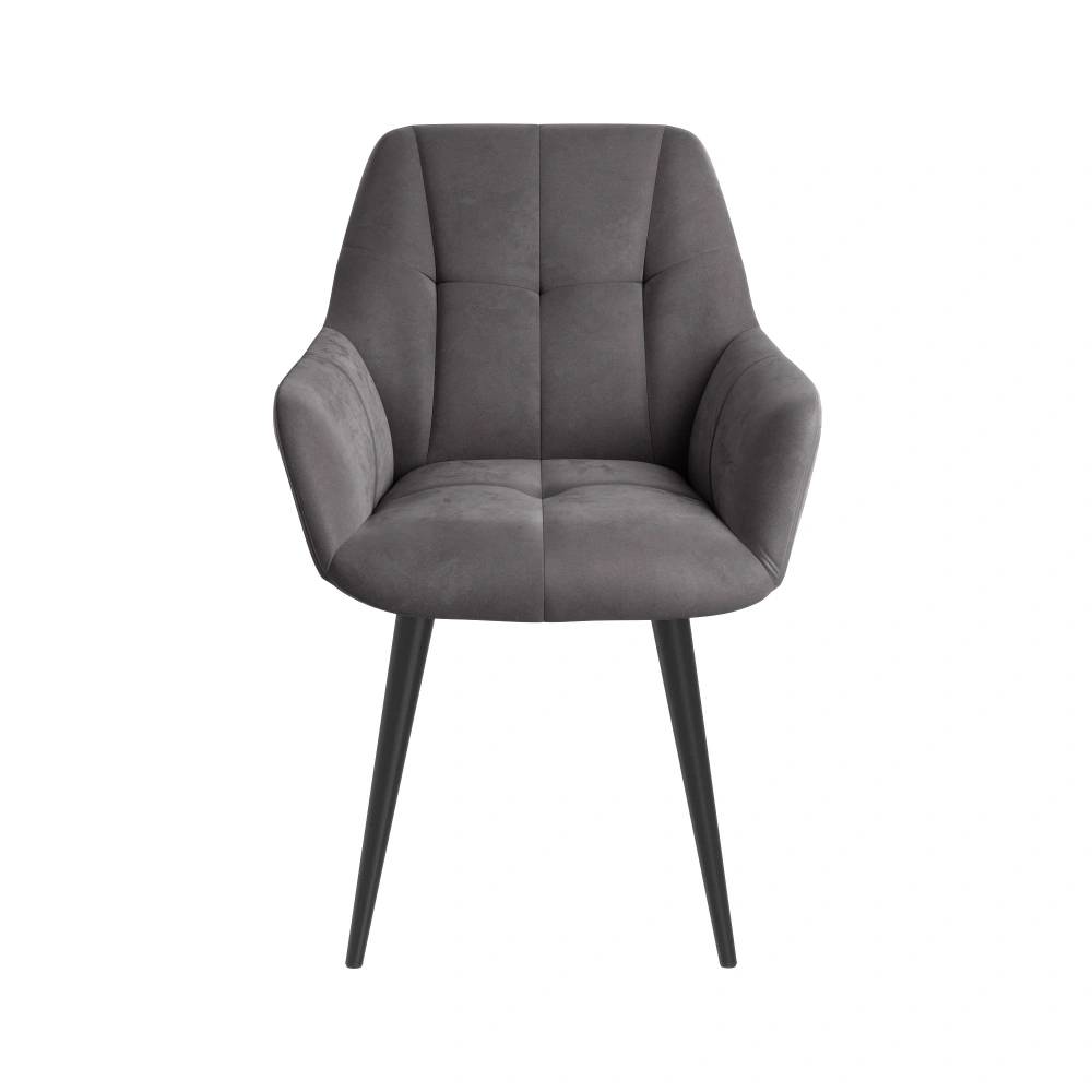 Стул мягкий Филлипс (Темно-серый)