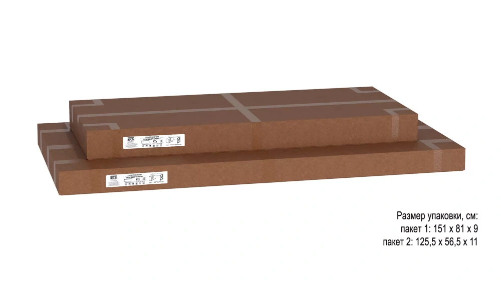 Рабочий стол Хардвиг СР01/L ЛДСП дуб вотан (KL) - интернет магазин Масса Мебель