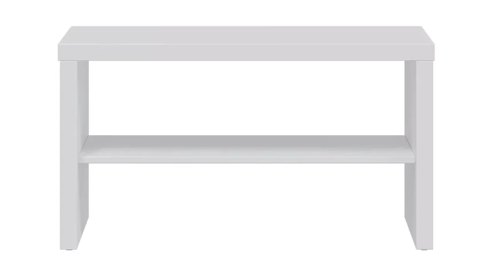 Стол журнальный Энкель 82С  82x50 белый (GL) - интернет магазин Масса Мебель