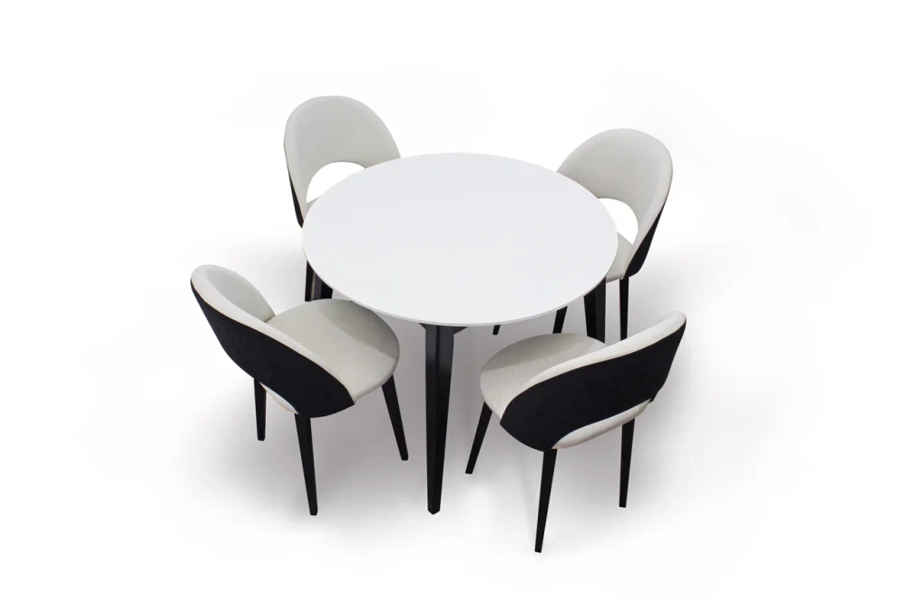 Стол обеденный раздвижной Бари-1 белый (RAM) Выставочный образец 