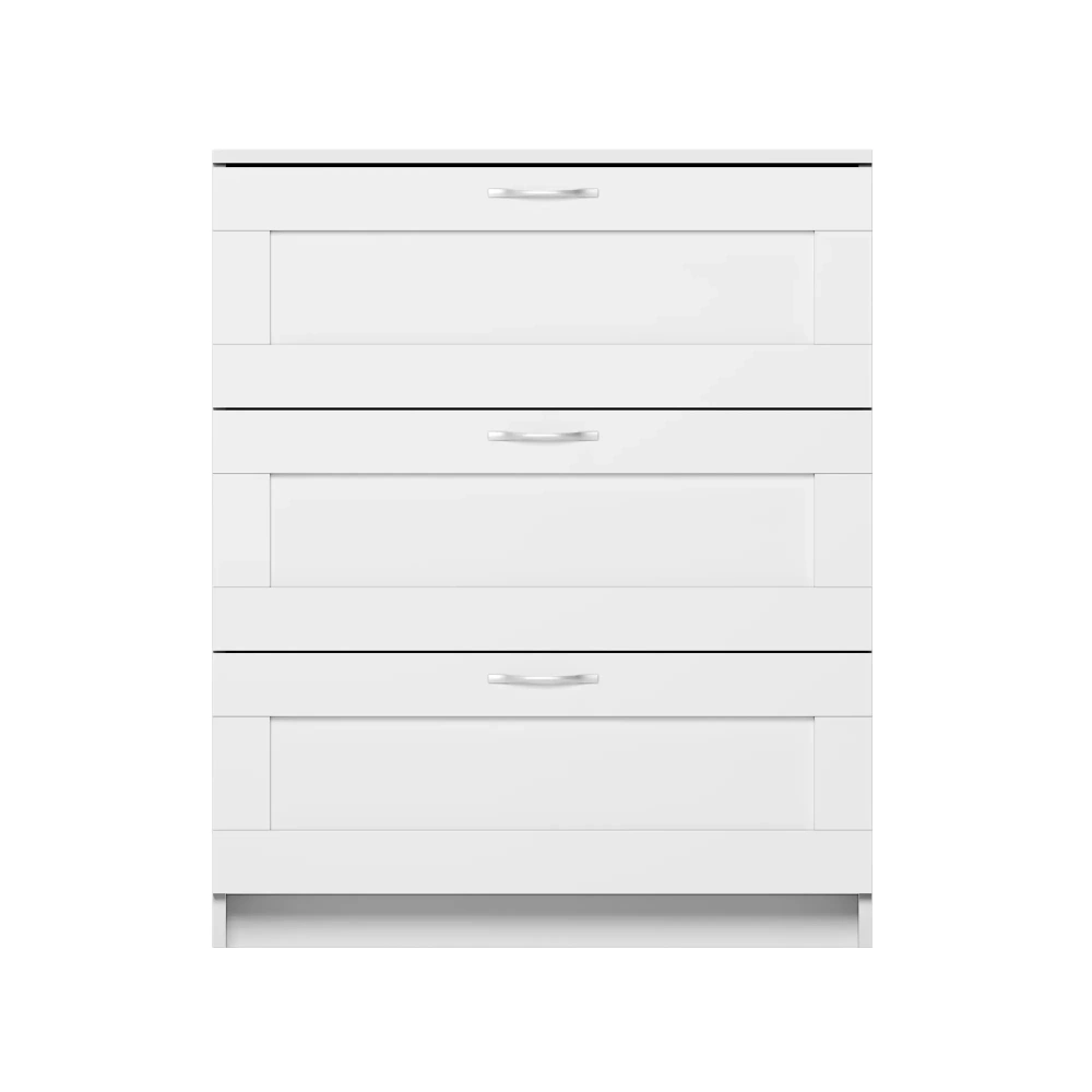 Комод Сириус белый 3 ящика (GL) | Интернет магазин Масса Мебель