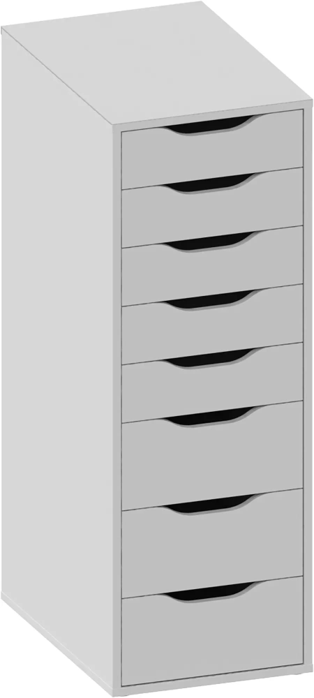 Тумба Ингар 8 ящиков 36Х102 белый (GL) | Интернет магазин Масса Мебель