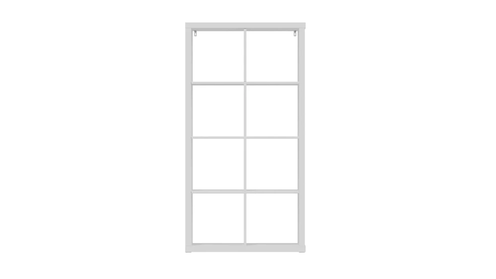 Стеллаж полка Фора 8 77х147 белый (GL) | Интернет магазин Масса Мебель