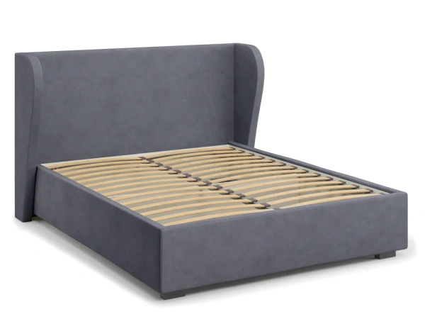 Кровать двуспальная Римини 160х200 (Серый)