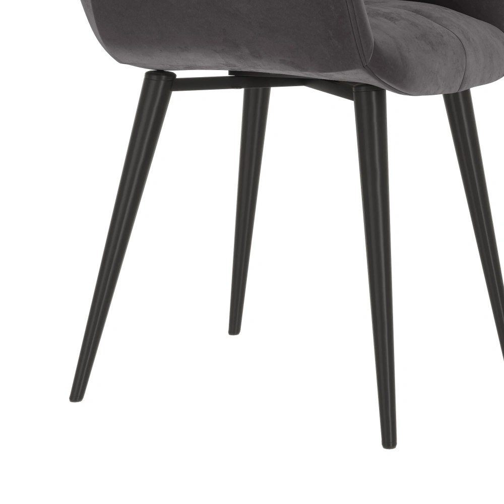 Стул мягкий Филлипс (Темно-серый)