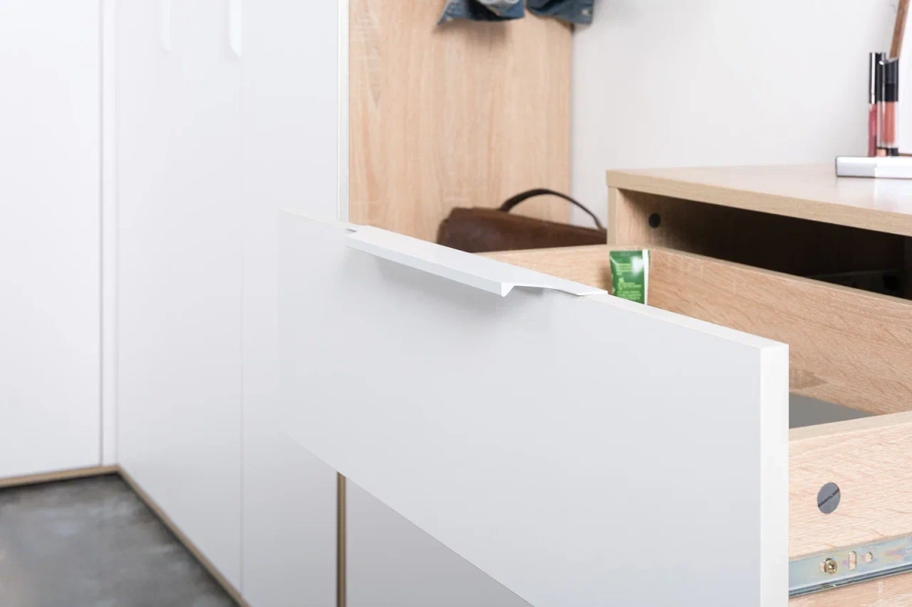 Комплект мебели в прихожую Куба Дуб Сонома/Белый премиум (Mob) | Интернет магазин Масса Мебель