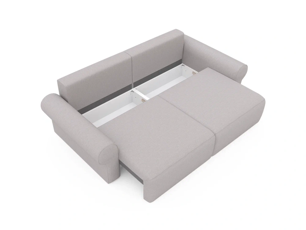 Диван прямой Петра D-920 светло-серый, Massa