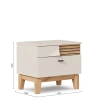 Тумба прикроватная Нильс правая/левая (Кашемир/Дуб Тортуга) ЛД | Интернет магазин Масса Мебель