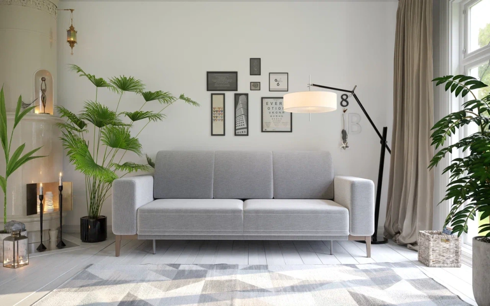 Диван прямой раскладной Бруклин 3 кат. (MG) | Интернет магазин Масса Мебель