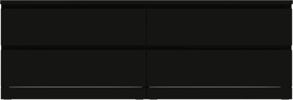 Комод Варма 4 ящика шпон ясень черный 160х54 (GL) | Интернет магазин Масса Мебель