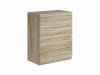 Комод Мальта дуб сонома 4 ящика 80Х99 (GL)