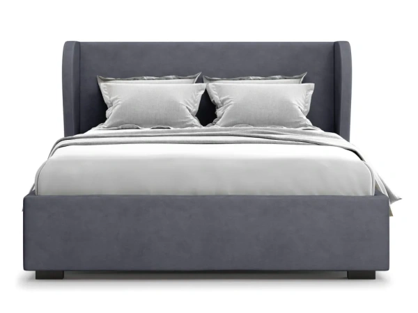 Кровать двуспальная Римини 160х200 (Серый)