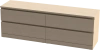 Комод Варма 4 ящика шпон дуб беленый 160х54 (GL)