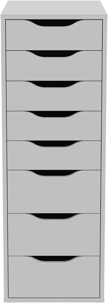 Тумба Ингар 8 ящиков 36Х102 белый (GL) | Интернет магазин Масса Мебель