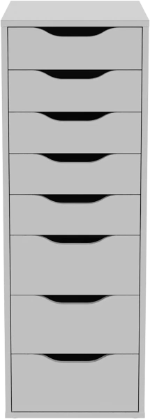 Тумба Ингар 8 ящиков 36Х102 белый (GL) 