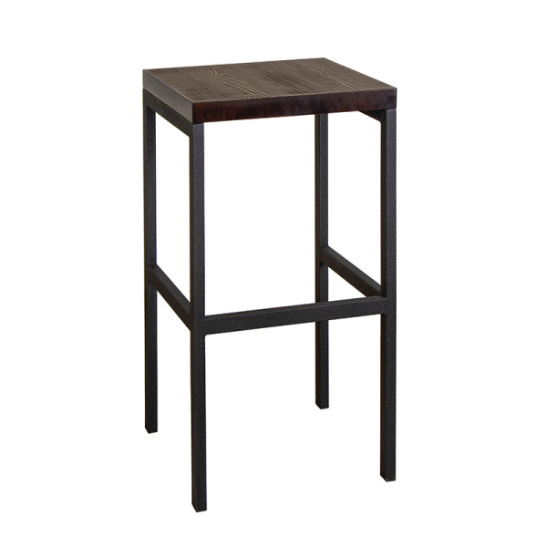 Стул барный №1 XXL ARG (Орех средний/браширование)